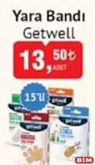 GETWELL YARA BANDI 15'Lİ GETWELL YARA BANDI 15'Lİ